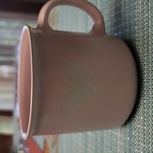 Pink Butterfly Mug, 16 oz NWT